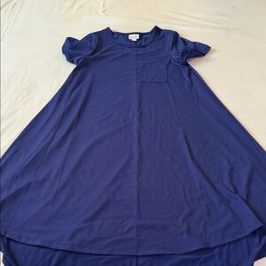 LuLaRoe Navy Blue Dress
